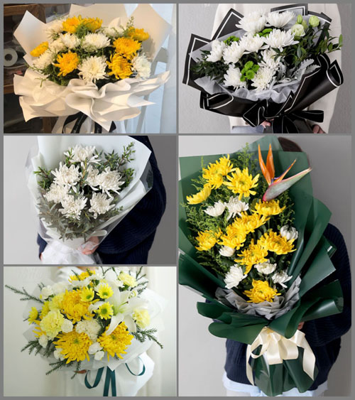 北京门头沟区军庄镇香峪村白事花束代送